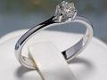 Inel de logodna din aur sau platina cu diamant 122118