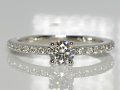 Inel de logodna din platina cu diamante P122190