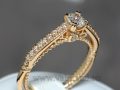 Inel de logodna model Verragio din aur cu diamante 636DIDI
