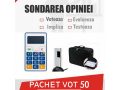 Pachet pentru sondarea opiniei si televot cu 50 telecomenzi