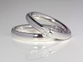 Verighete din aur sau platina cu diamant V066