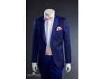 Costum ginere, albastru imperial, Narman - Costume de mire Narman la reducere! #5