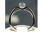 Inel de logodna din aur cu diamant 122278 #2