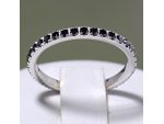 Inel din aur cu diamante negre 033DN #3