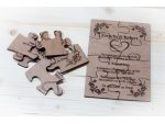 INVITATIE DE NUNTA “PUZZLE” - INVITATIE DE NUNTA 