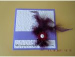 Invitatie nunta handmade cu pene - Invitatii nunta/botez handmade #2