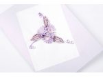 Invitatie nunta precious lilac - Invitatii nunta handmade #6