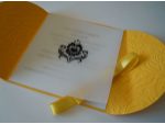 Invitatie handmade 
