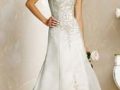 Rochie de mireasa cu imprimeuri