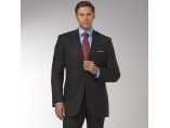 Pronto Uomo Signature Black Multistripe Suit #12