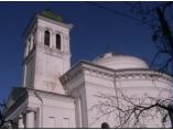 Biserica vazuta dinspre palat - Biserica Domneasca de la Ruginoasa #1