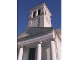 Exteriorul bisericii - turla de la intrare - Biserica Domneasca de la Ruginoasa #2