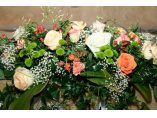 Aranjament floral prezidiu - Golden Wedding #4