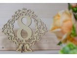 NUMAR MASA VINTAGE CU STATIV - HANDICRAFT ATELIER #3