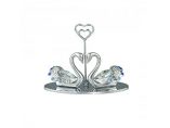 Suport card lebede cu Swarovski LuxuryGifts - LuxuryGifts #2