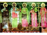 Fresca din biserica Manastirii Hlincea (Foto arhimandrit Vitalie Danciu). - Manastirea Hlincea #3