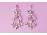 Cercei argintati made with SWAROVSKI ELEMENTS - TRIA ALFA Bijuterii #11