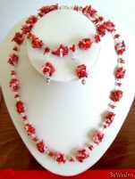 Bijuterii Indra - seturi - Set coral #11