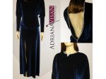 Rochie din catifea cu spatele gol #2